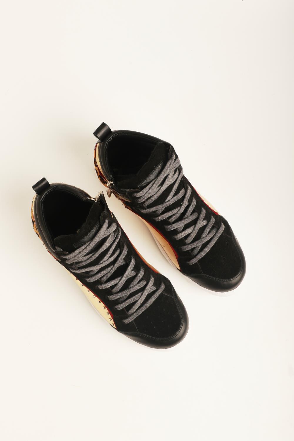 zapatilla rithym zip gold