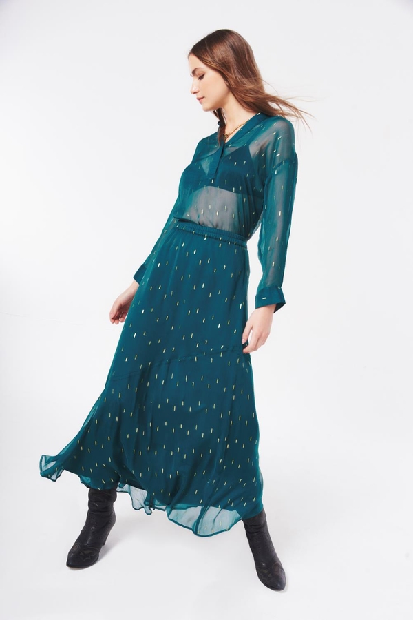 pollera minina lurex