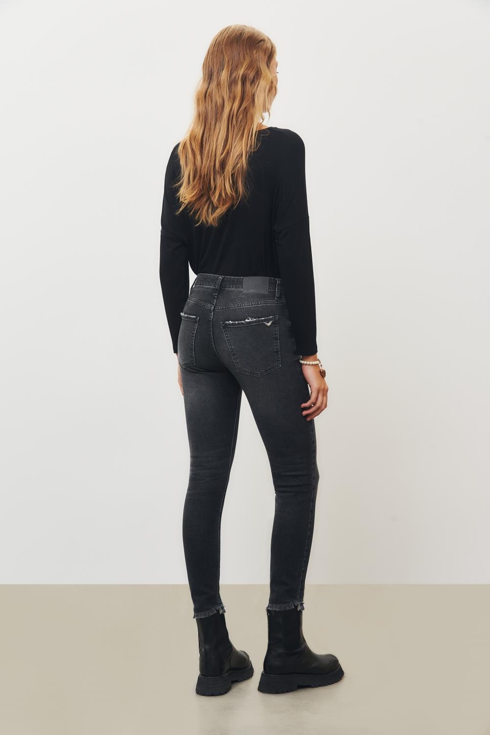 jean slim hard black