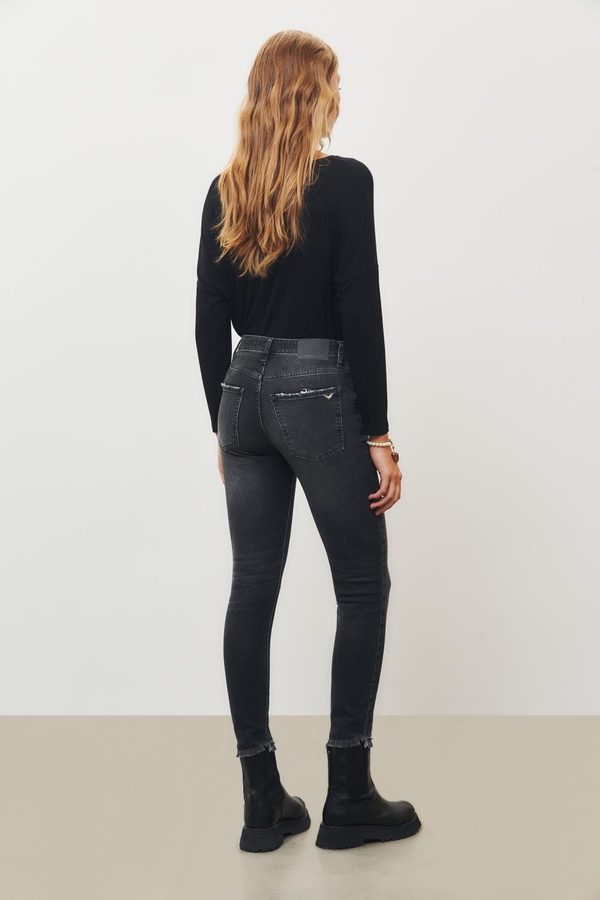 jean slim hard black