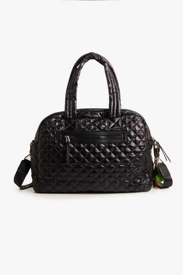 bolso sport matelasse rafia