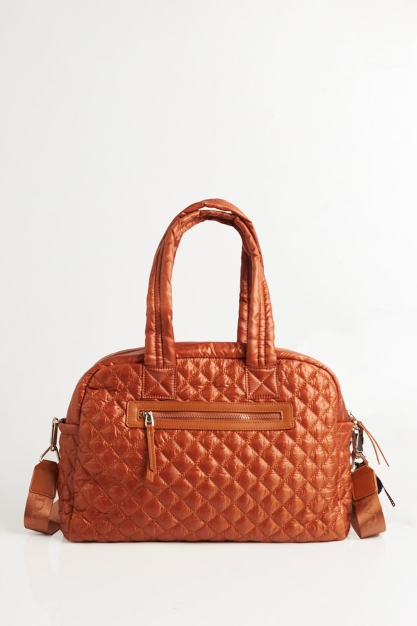 bolso sport matelasse rafia