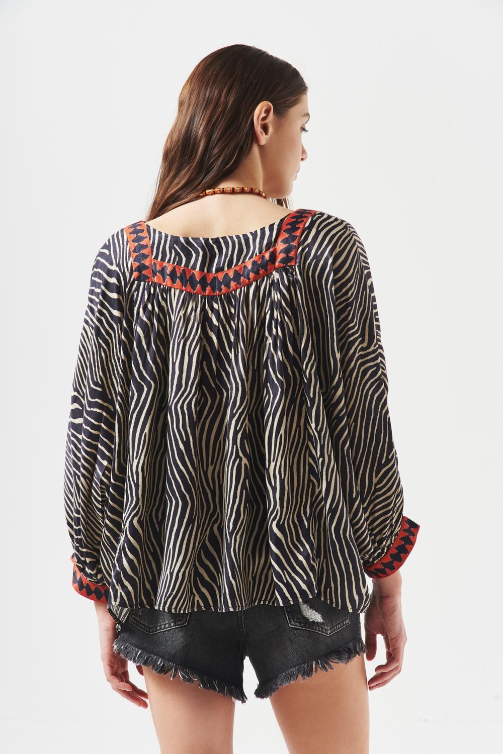 camisa linar cebra