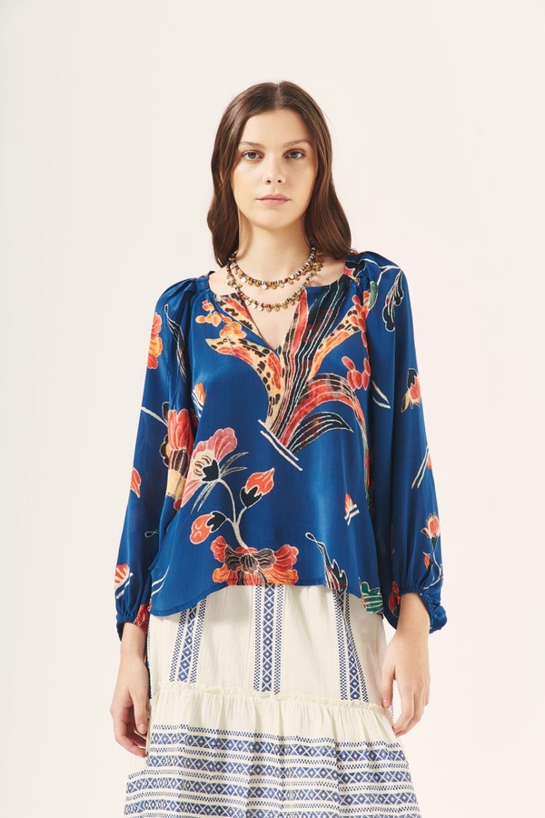 camisa majiorelle lys