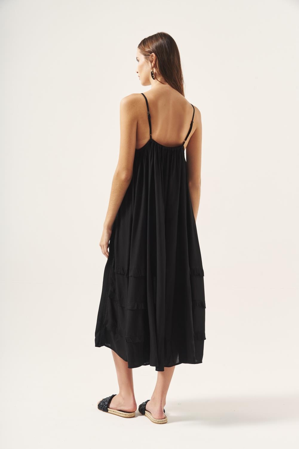 vestido lace strap