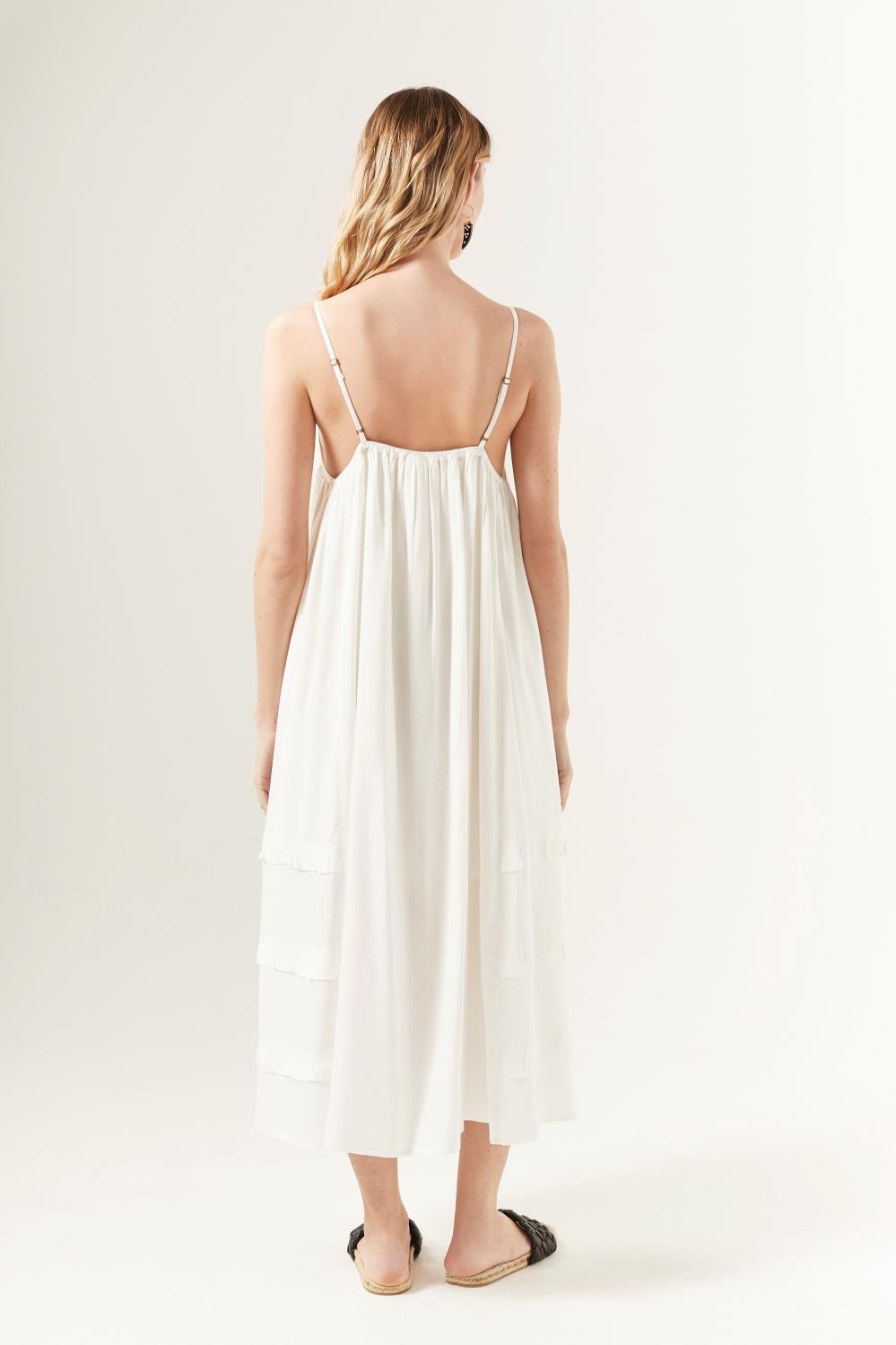 vestido lace strap