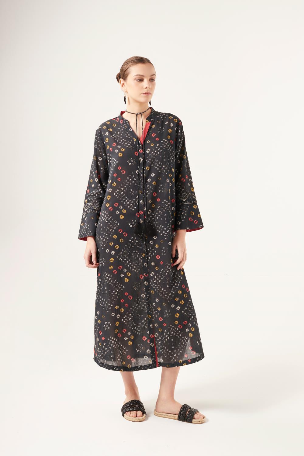 vestido camisero bandani