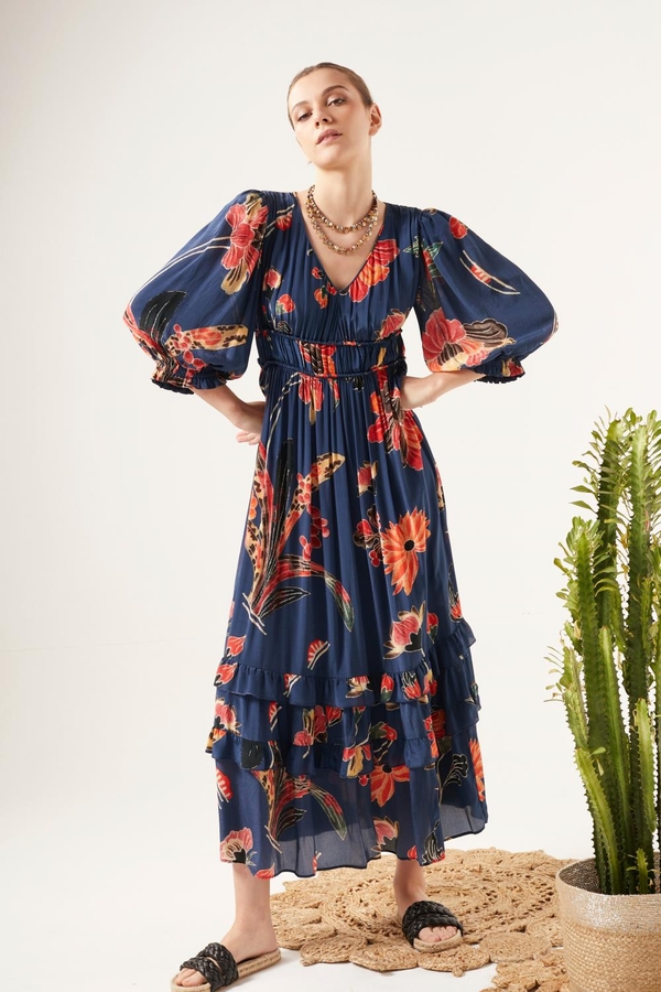 vestido majiorelle lys