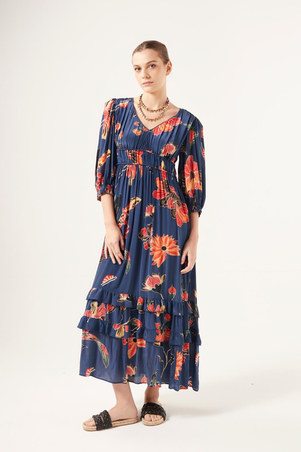 vestido majiorelle lys