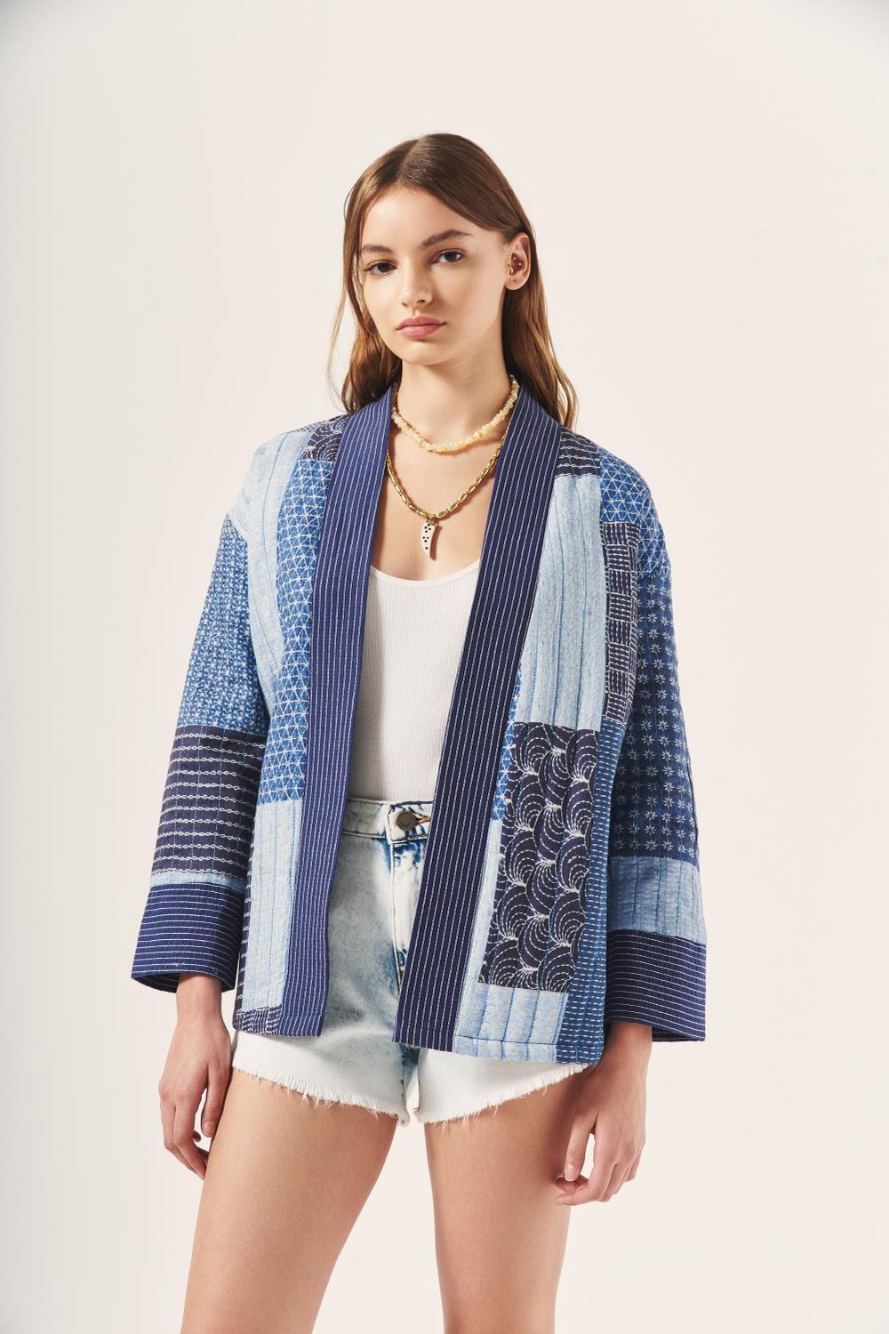 saco indigo patches
