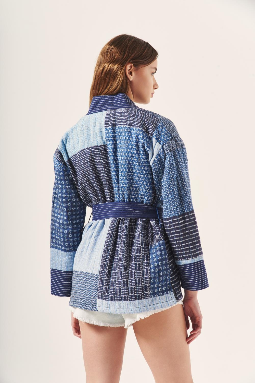 saco indigo patches