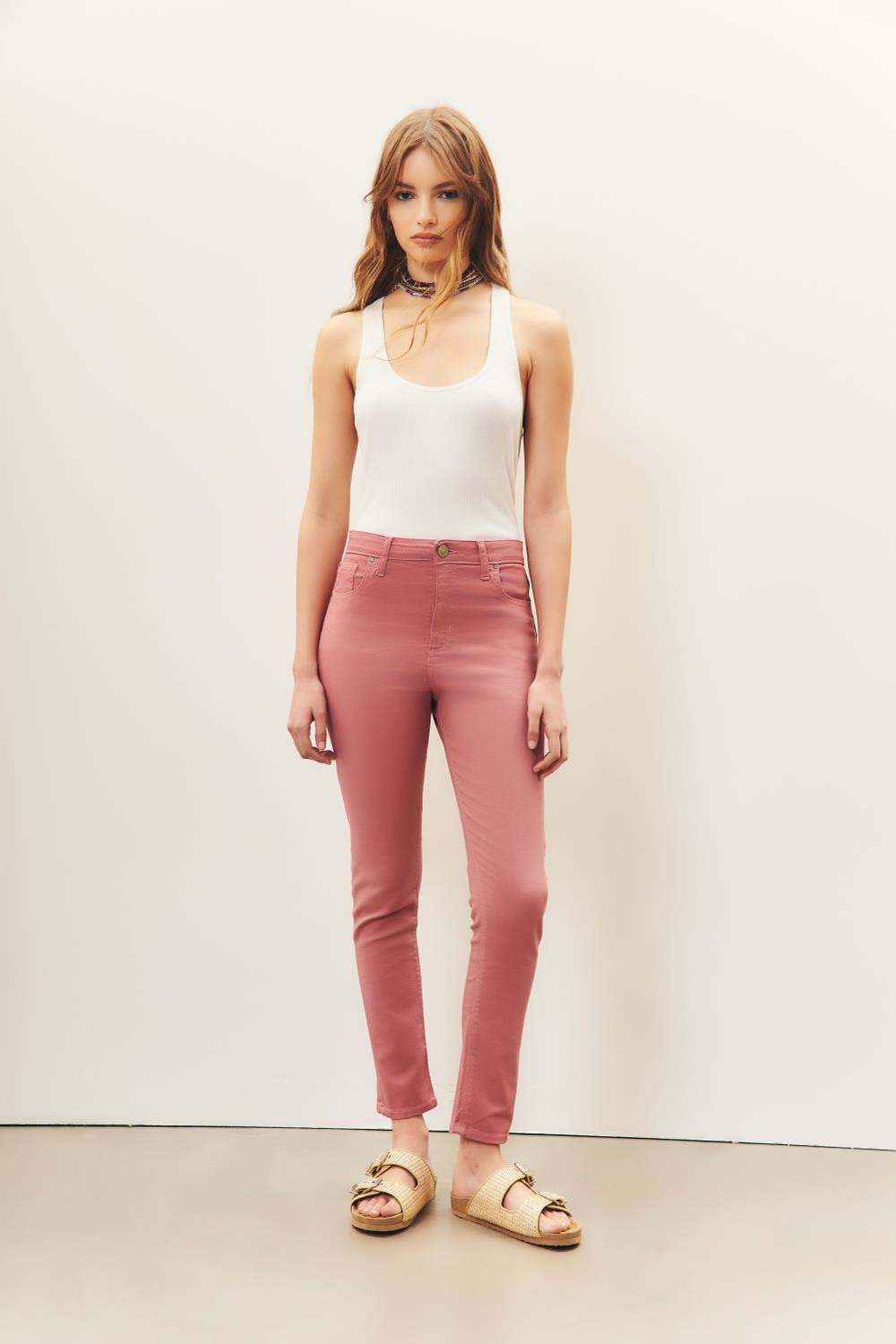 jean slim rose