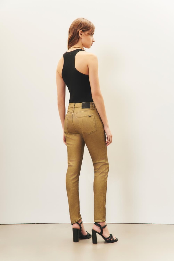 jean slim blue metal