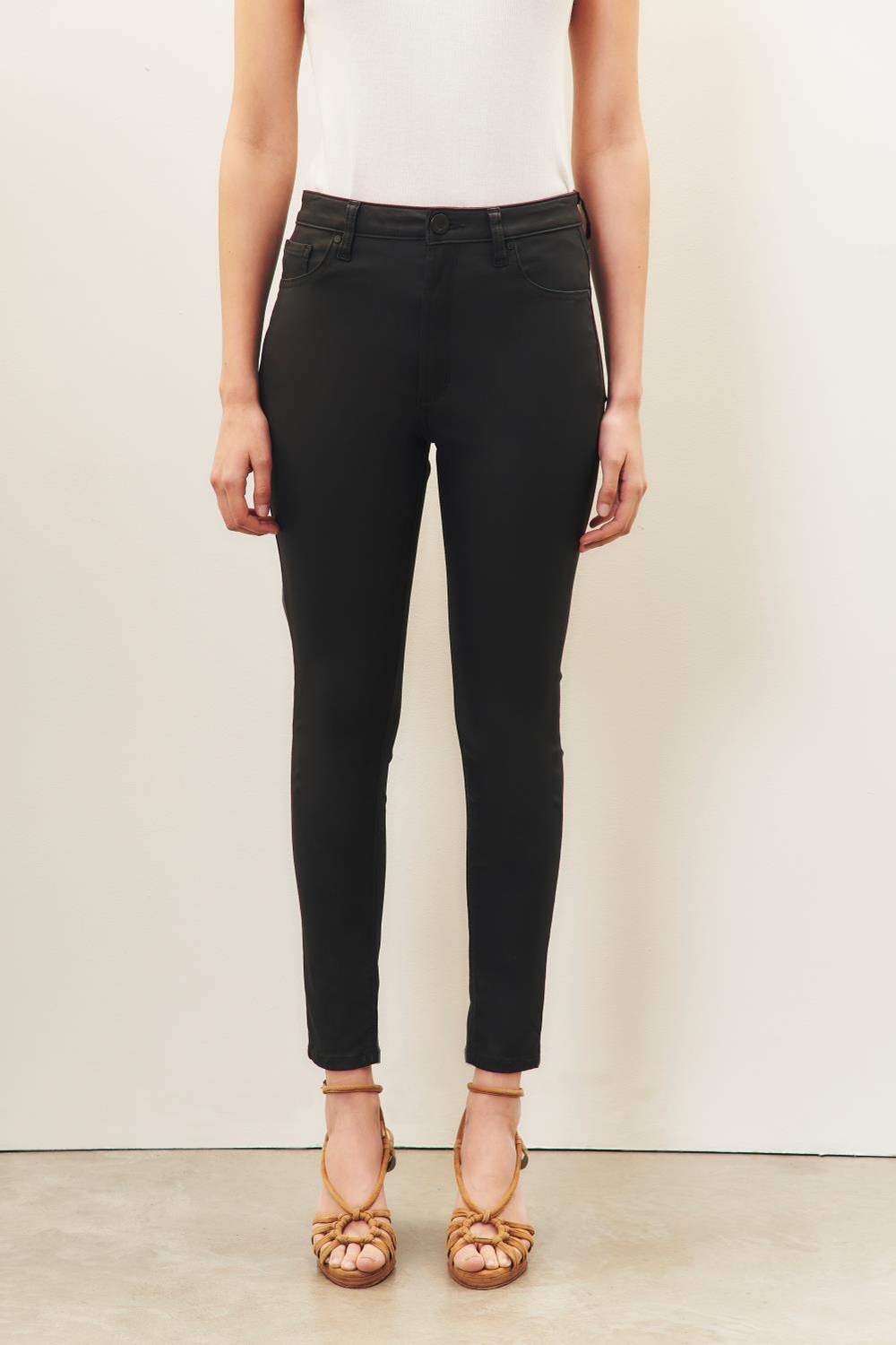 jean skinny satin black