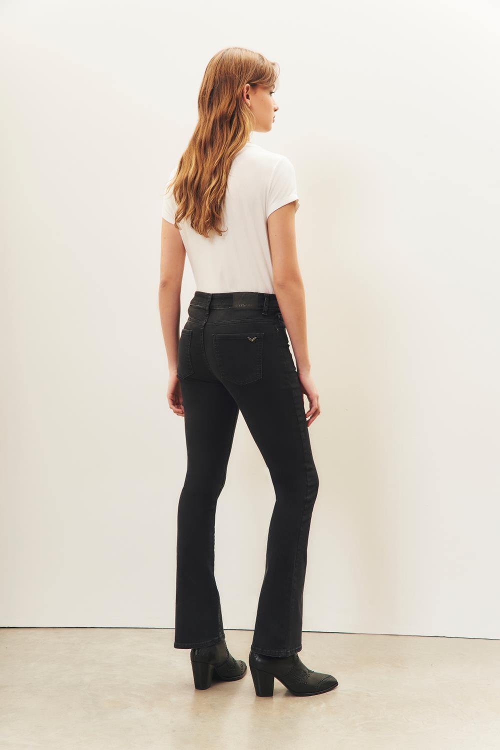 jean flare classic black