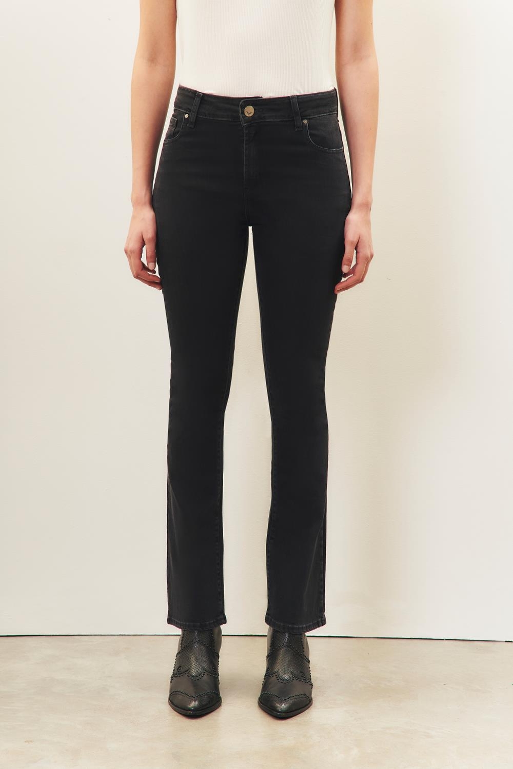jean flare classic black