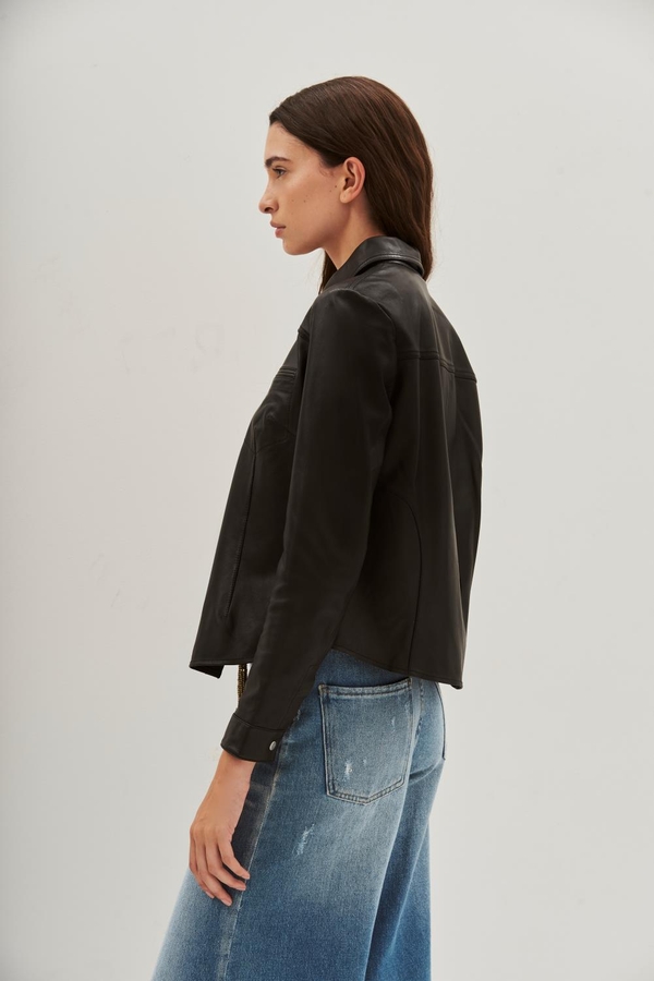 camisa bellota sum cuero