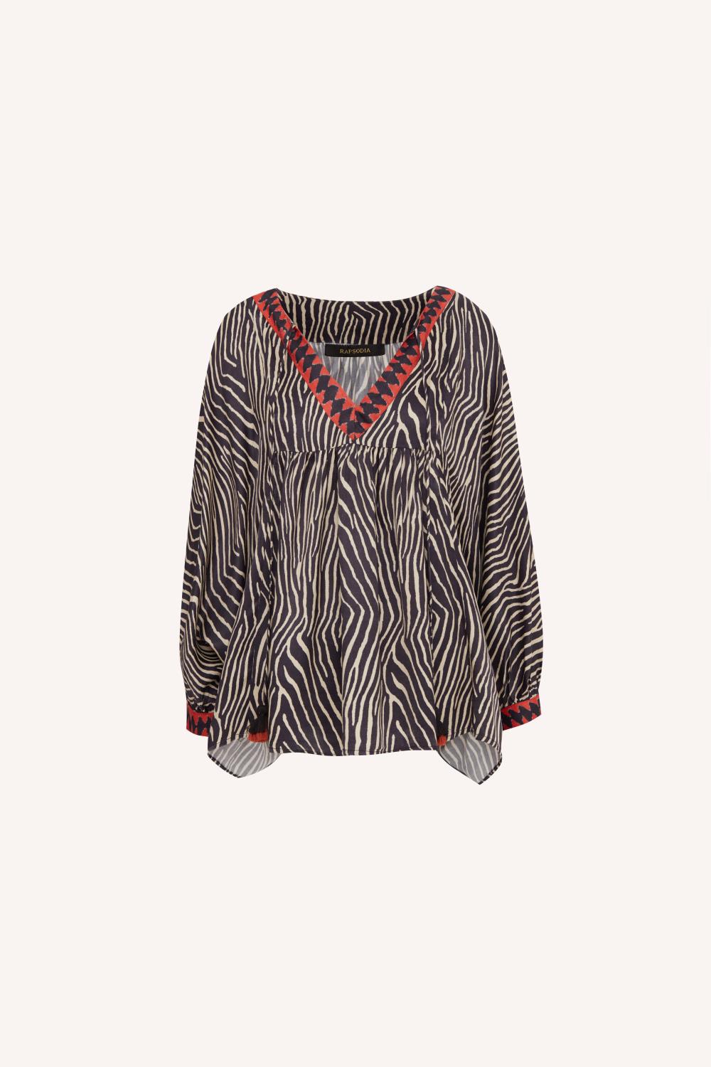 camisa linar cebra