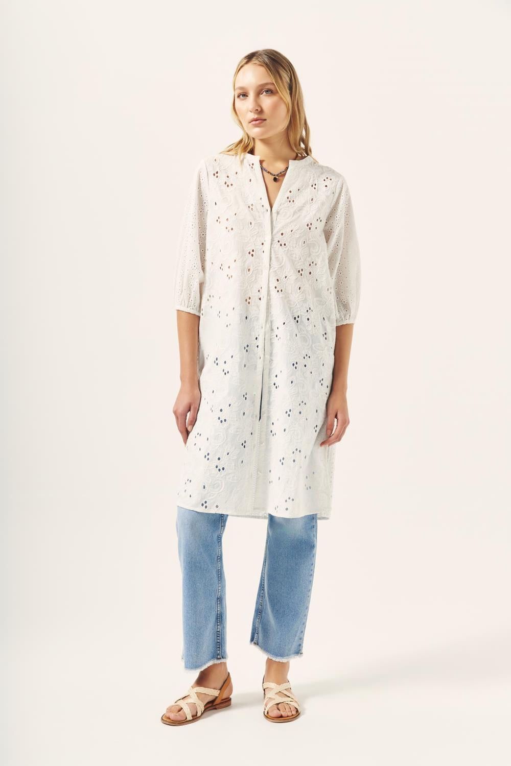 camisa gunjeet lace