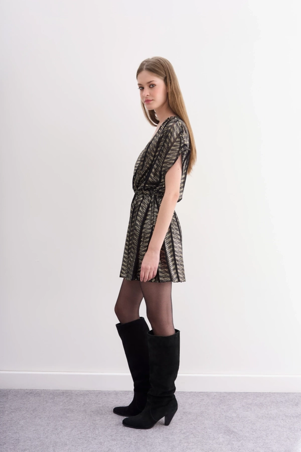vestido miki stripes