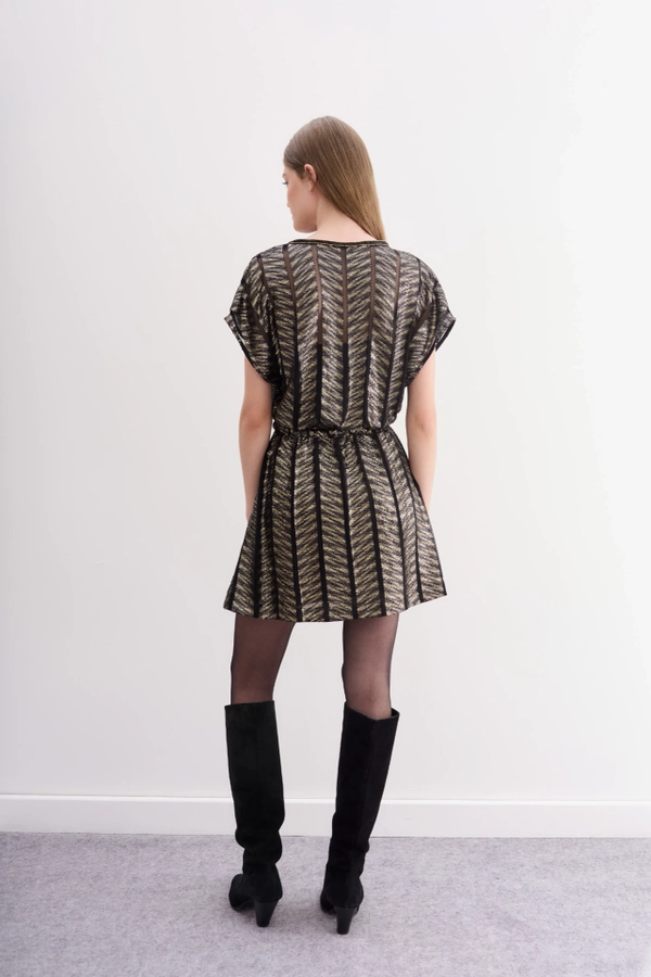 vestido miki stripes
