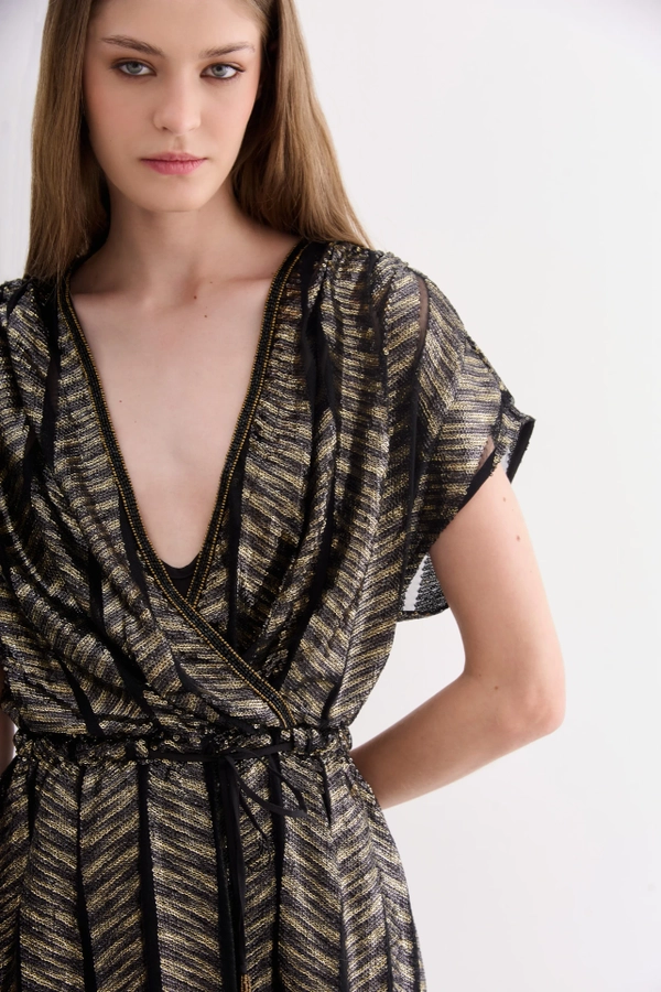 vestido miki stripes