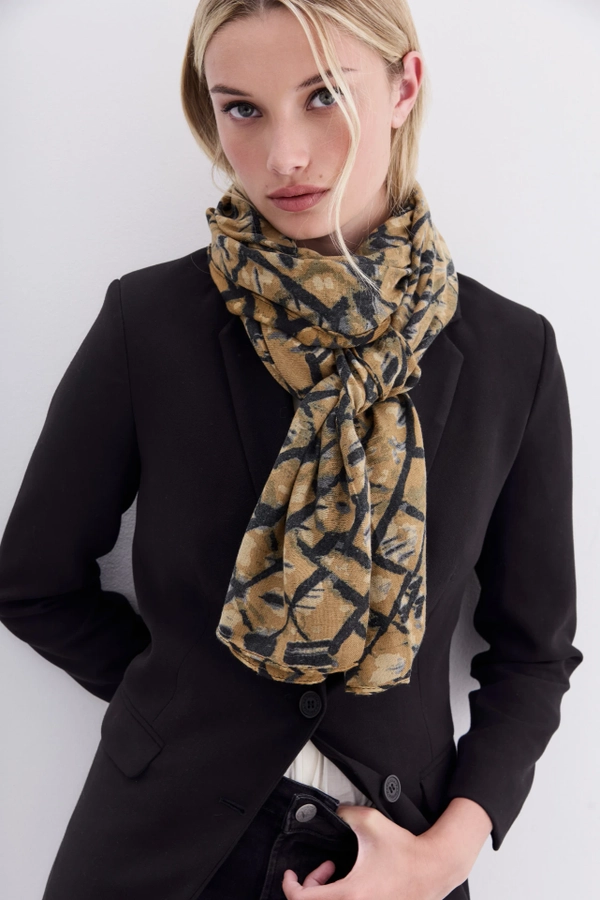 pashmina shibori animal soft 180x70
