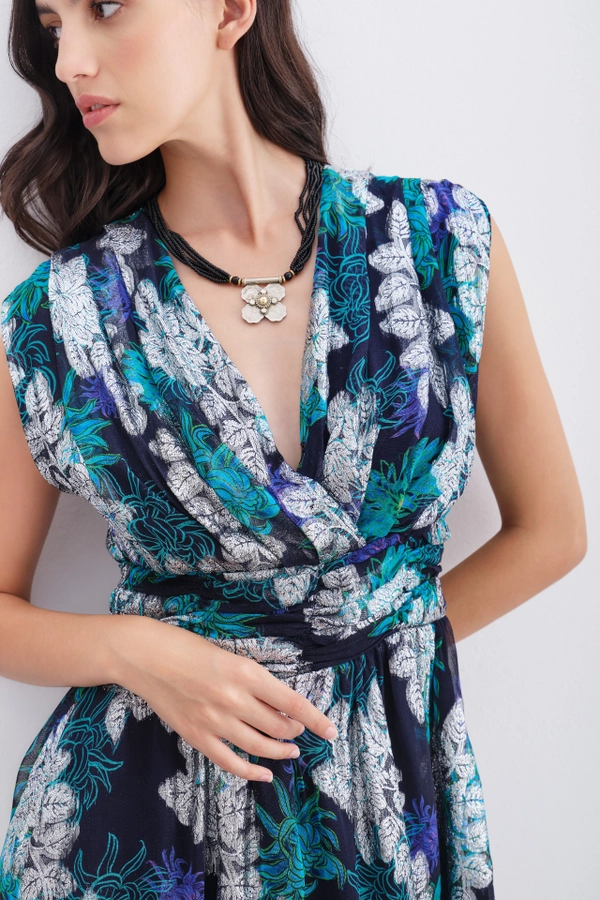 vestido miki lurex