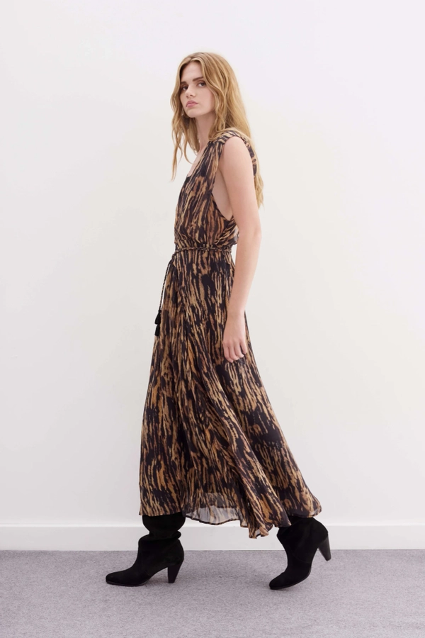 vestido cebra