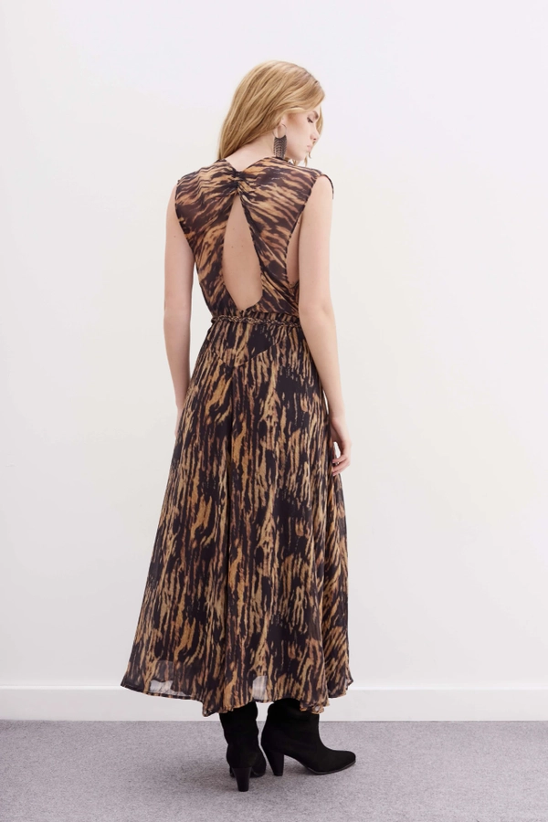 vestido cebra