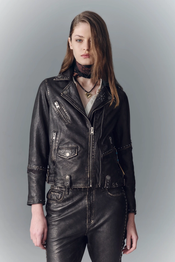 campera carrys cuero