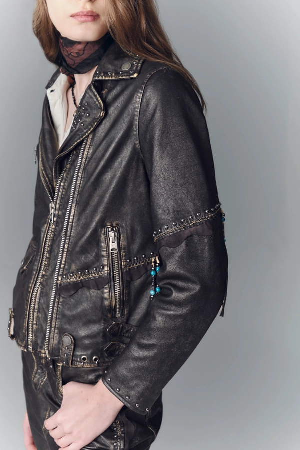 campera carrys cuero