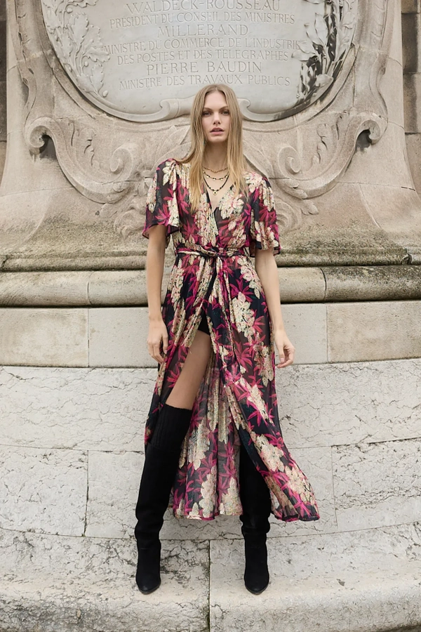 vestido andrea lurex