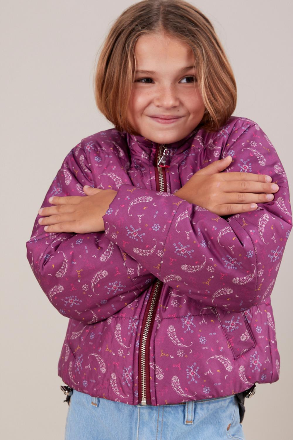 Campera Paisley Puffy Girls