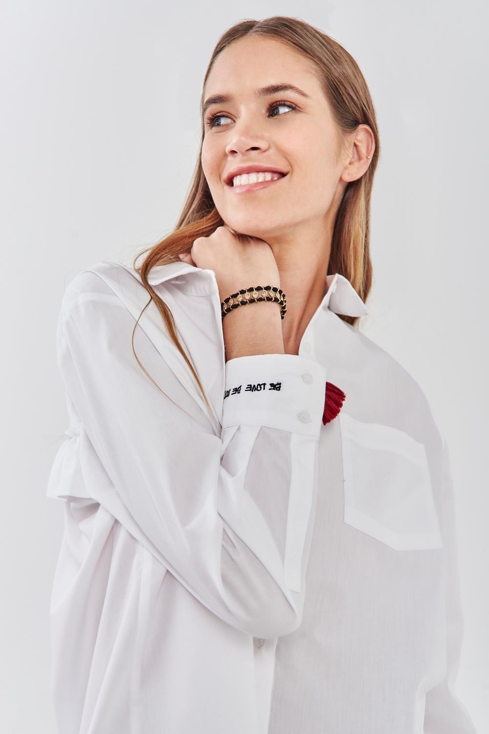 Camisa Poplin Volados