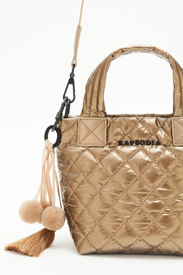 cartera tote mini matelase