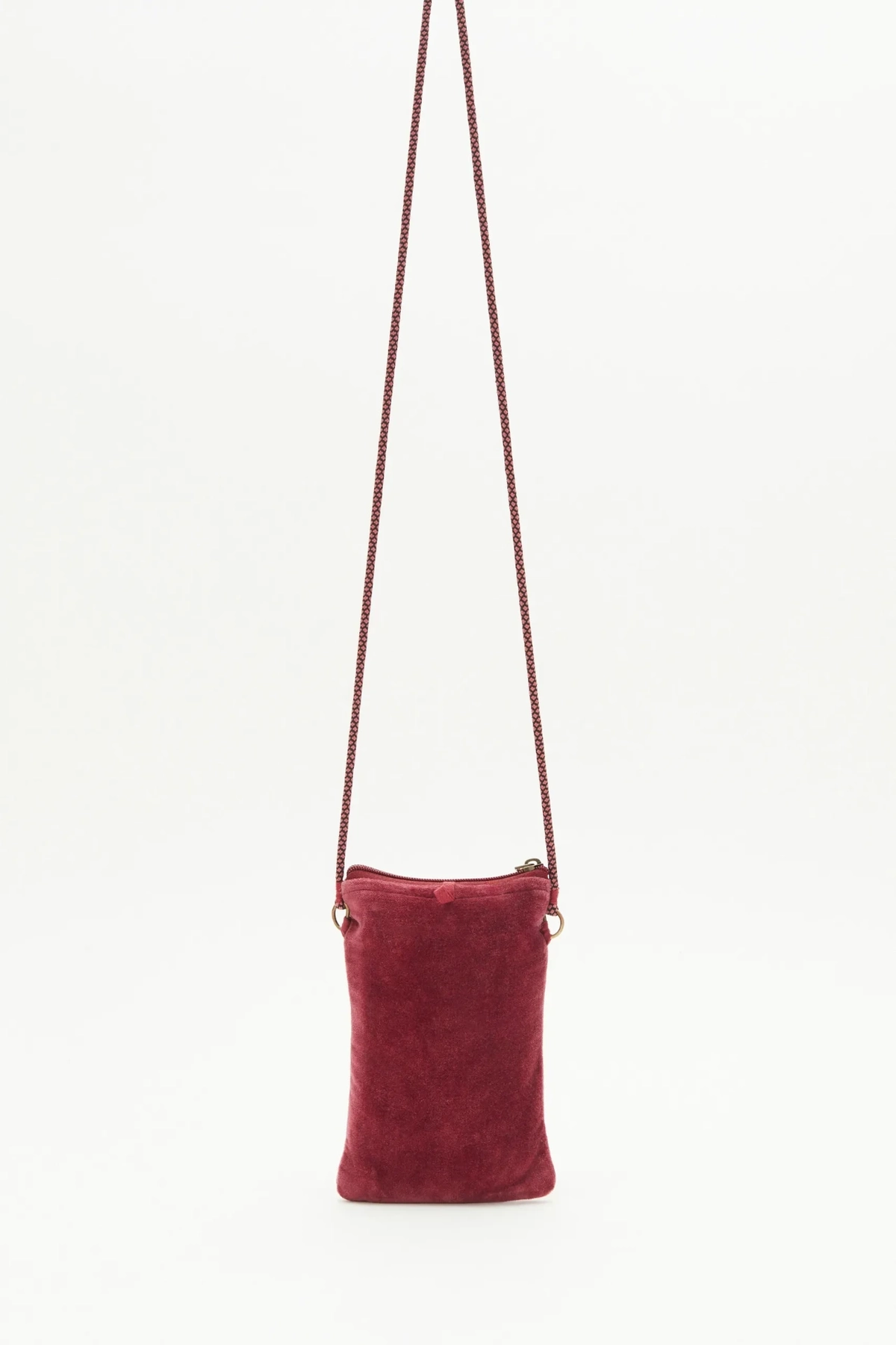 bolso phone velvet tulip