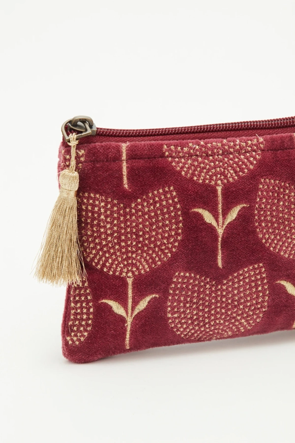 bolso velvet mini tulip